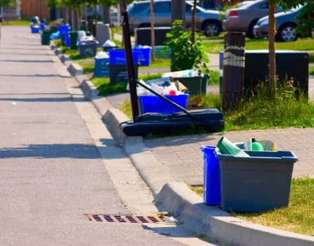 Residential waste collection in New Cross
