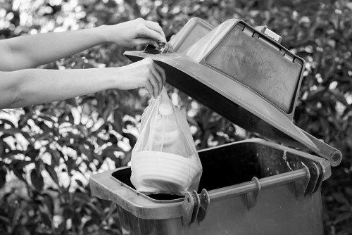 Eco-friendly disposal practices in flat clearance